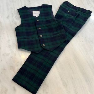 Janie and Jack matching pants and vest size 7